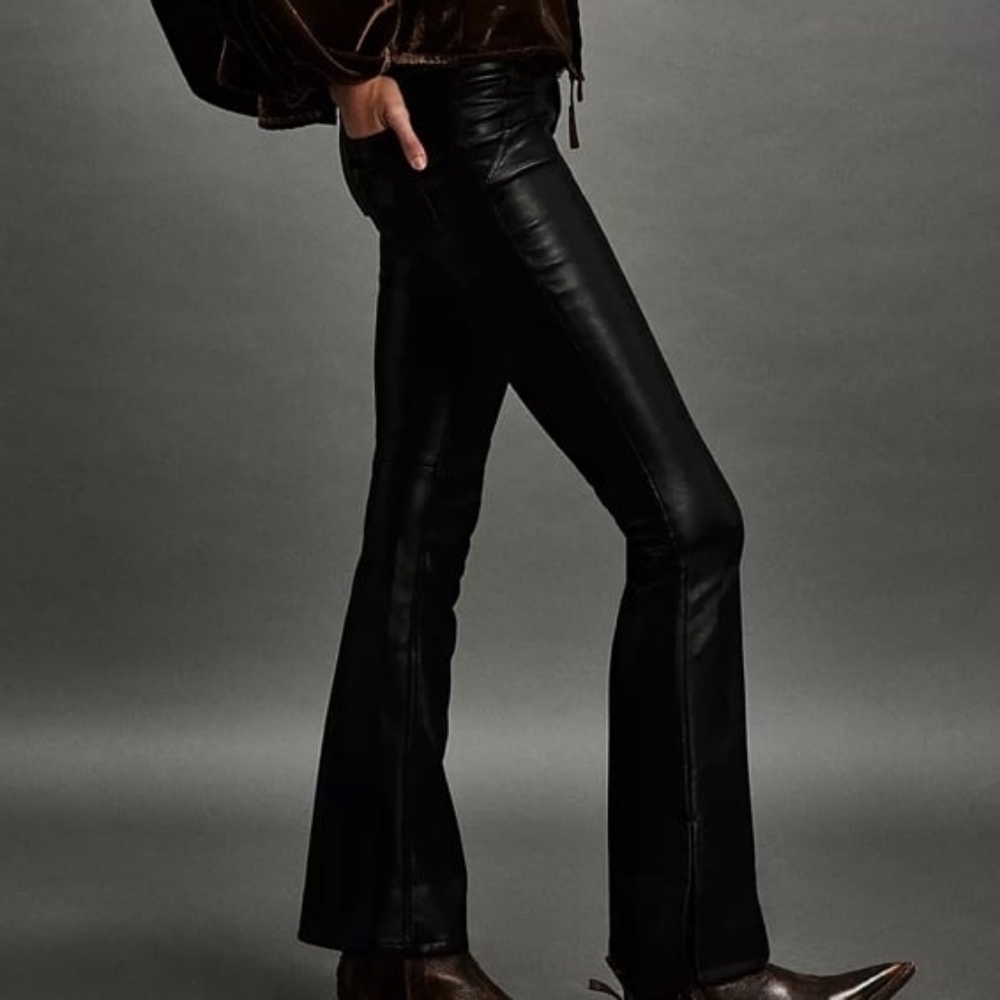FP Level Up Slit Boot Cut Vegan Leather Pants